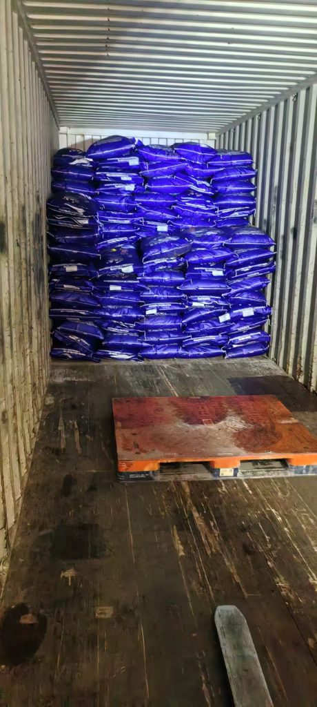 YuXing activated carbon warehouse and export preparation for gold recovery