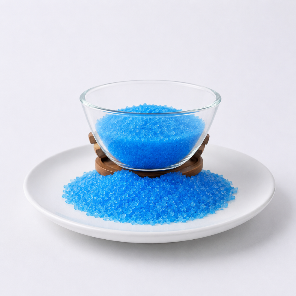 Copper sulfate pentahydrate CuSO₄·5H₂O blue crystals for mining flotation
