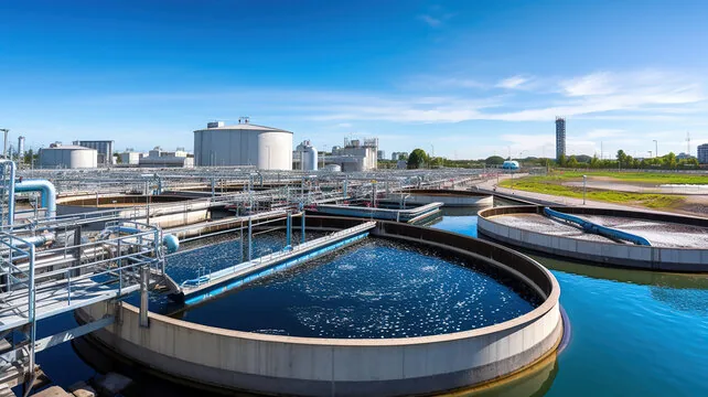 Industrial wastewater treatment plant