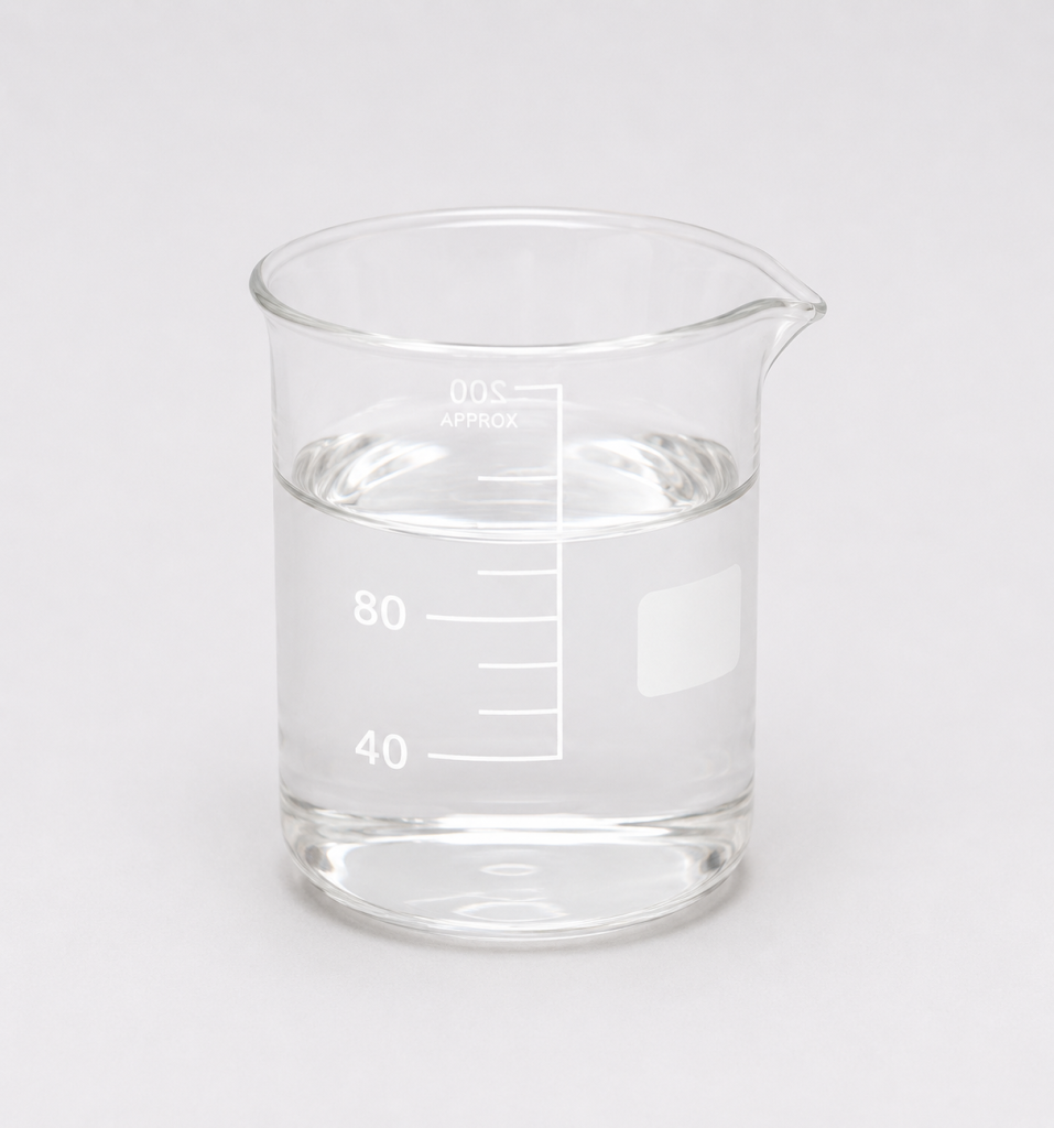 MIBC colorless liquid beaker sample