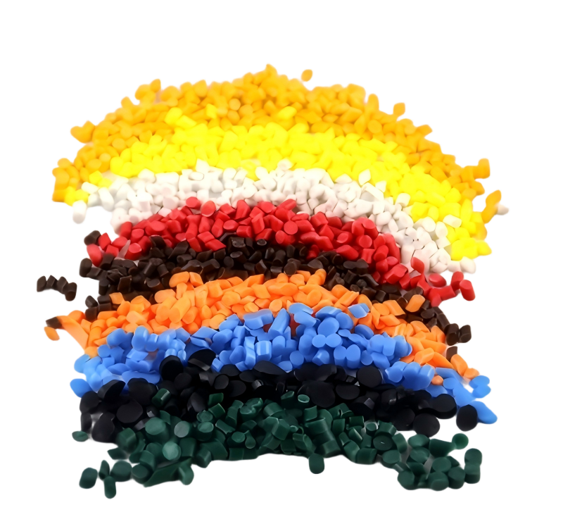 Colored PVC compound pellets for product manufacturing