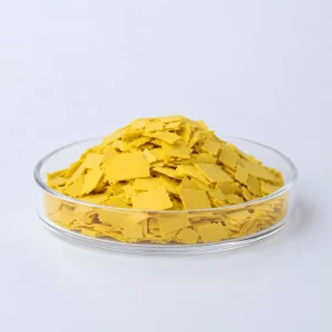 Sodium sulfide flakes for mineral processing