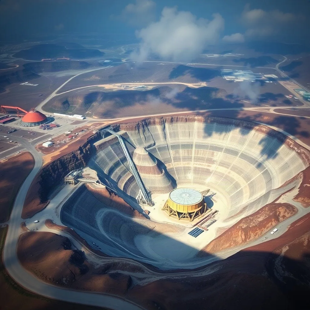 Mining chemical processing plant for mineral processing supply
