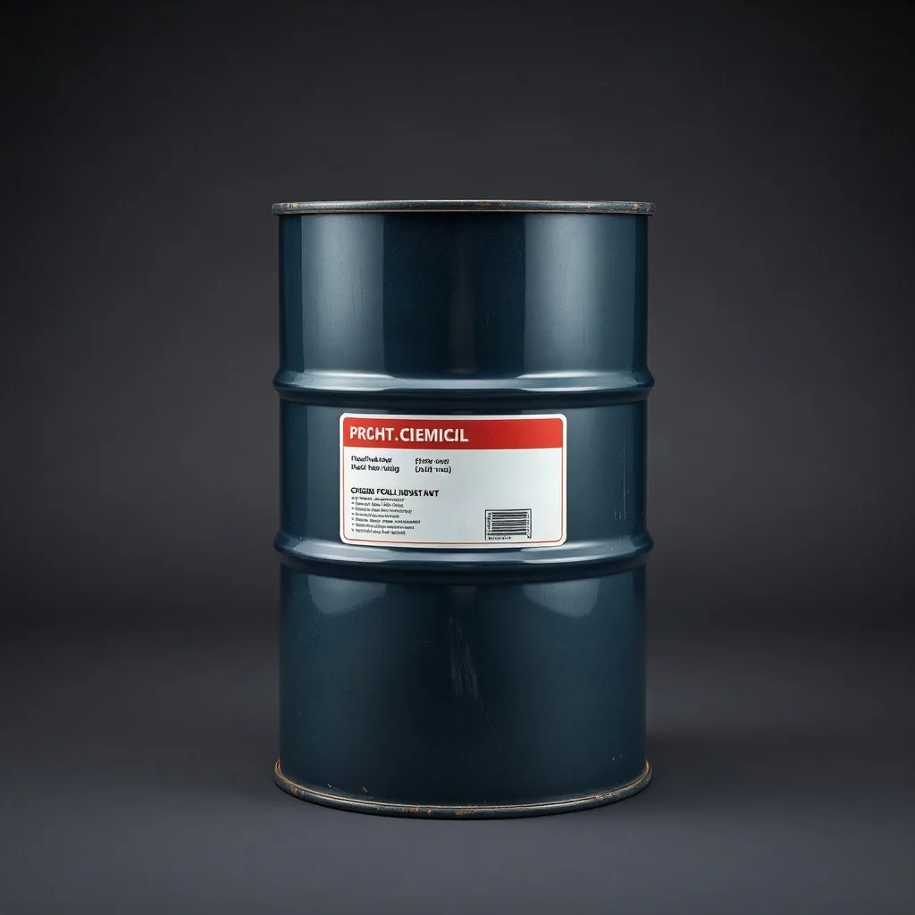 Sealed industrial chemical drum for export supply