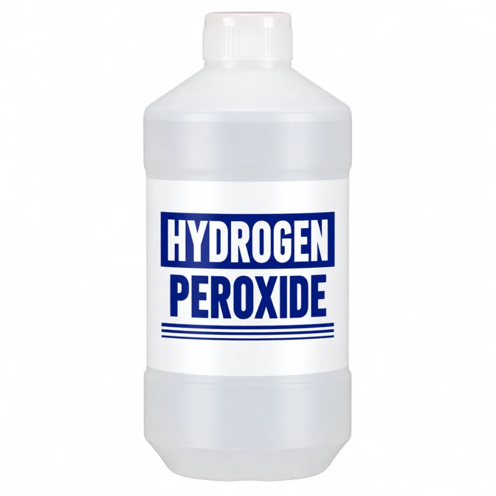 Hydrogen peroxide industrial product bottle
