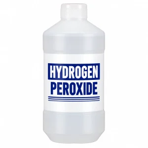 Hydrogen peroxide industrial product bottle